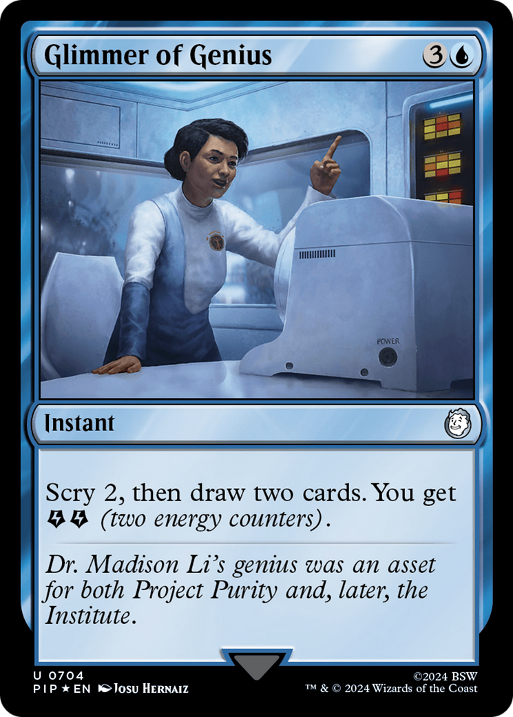Glimmer of Genius (Surge Foil) [Fallout] - Magic: The Gathering - Card Brawlers | Quebec | Canada |