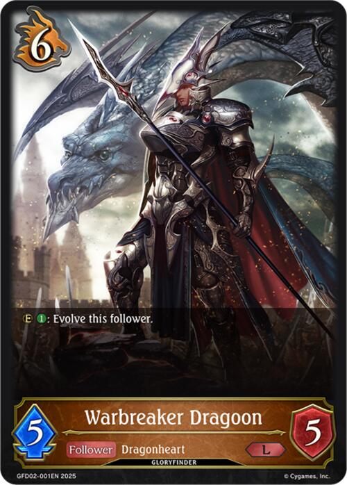 Warbreaker Dragoon (GFD02-001EN) [Treacherous Ambitions] - Bushiroad - Card Brawlers | Quebec | Canada |