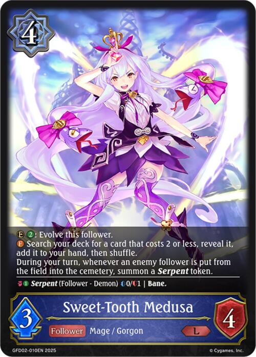 Sweet-Tooth Medusa (GFD02-010EN) [Treacherous Ambitions] - Bushiroad - Card Brawlers | Quebec | Canada |