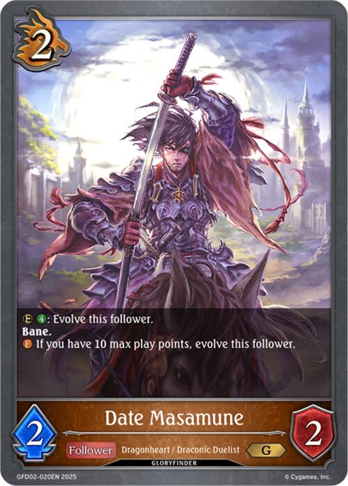 Date Masamune (GFD02-020EN) [Treacherous Ambitions] - Bushiroad - Card Brawlers | Quebec | Canada |