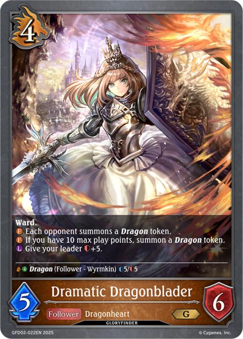 Dramatic Dragonblader (GFD02-022EN) [Treacherous Ambitions] - Bushiroad - Card Brawlers | Quebec | Canada |