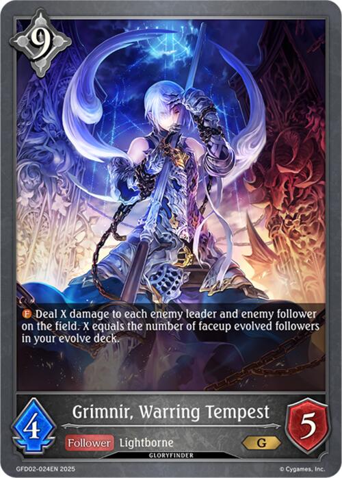 Grimnir, Warring Tempest (GFD02-024EN) [Treacherous Ambitions] - Bushiroad - Card Brawlers | Quebec | Canada |