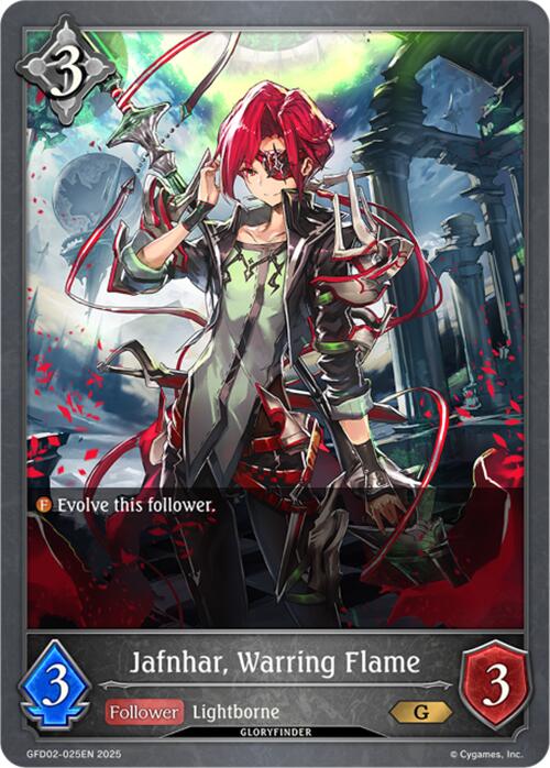 Jafnhar, Warring Flame (GFD02-025EN) [Treacherous Ambitions] - Bushiroad - Card Brawlers | Quebec | Canada |