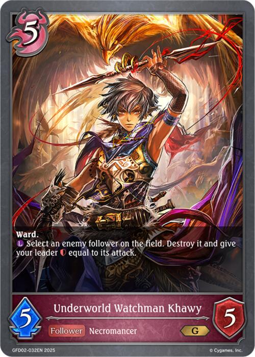 Underworld Watchman Khawy (GFD02-032EN) [Treacherous Ambitions] - Bushiroad - Card Brawlers | Quebec | Canada |