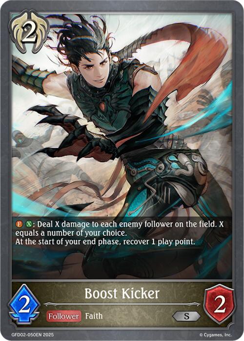 Boost Kicker (GFD02-050EN) [Treacherous Ambitions] - Bushiroad - Card Brawlers | Quebec | Canada |
