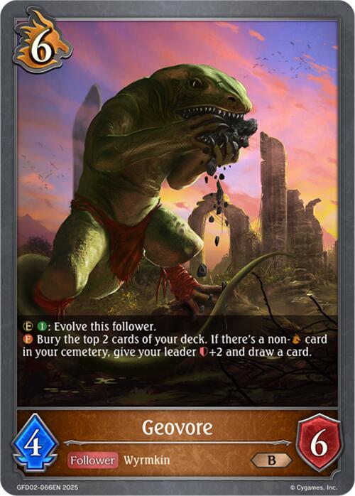 Geovore (GFD02-066EN) [Treacherous Ambitions] - Bushiroad - Card Brawlers | Quebec | Canada |