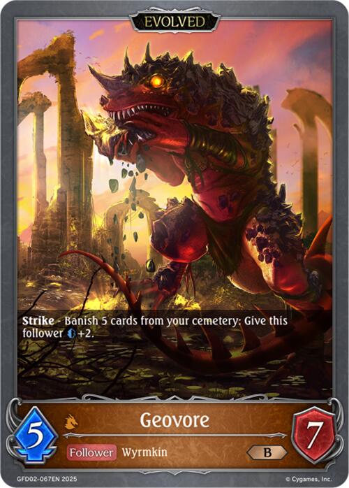Geovore (Evolved) (GFD02-067EN) [Treacherous Ambitions] - Bushiroad - Card Brawlers | Quebec | Canada |