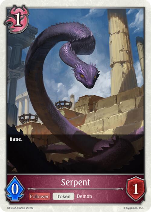 Serpent (GFD02-T02EN) [Treacherous Ambitions] - Bushiroad - Card Brawlers | Quebec | Canada |