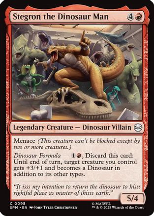 Stegron the Dinosaur Man [Marvel's Spider-Man] - Magic: The Gathering - Card Brawlers | Quebec | Canada |