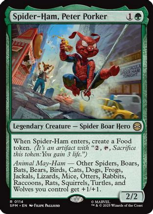 Spider-Ham, Peter Porker [Marvel's Spider-Man] - Magic: The Gathering - Card Brawlers | Quebec | Canada |