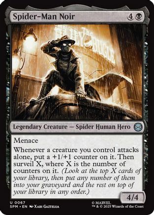 Spider-Man Noir [Marvel's Spider-Man] - Magic: The Gathering - Card Brawlers | Quebec | Canada |