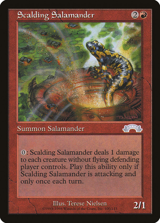 Scalding Salamander [Exodus] - Magic: The Gathering - Card Brawlers | Quebec | Canada |