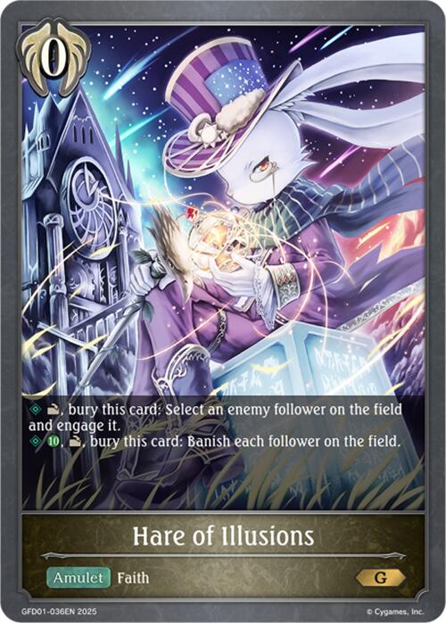 Hare of Illusions (GFD01-036EN) [Luxheart Legends] - Bushiroad - Card Brawlers | Quebec | Canada |