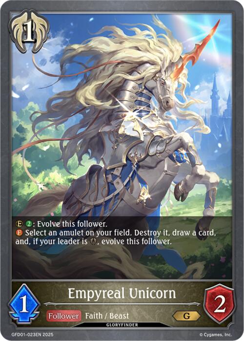 Empyreal Unicorn (GFD01-023EN) [Luxheart Legends] - Bushiroad - Card Brawlers | Quebec | Canada |
