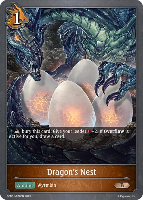 Dragon's Nest (GFD01-070EN) [Luxheart Legends] - Bushiroad - Card Brawlers | Quebec | Canada |