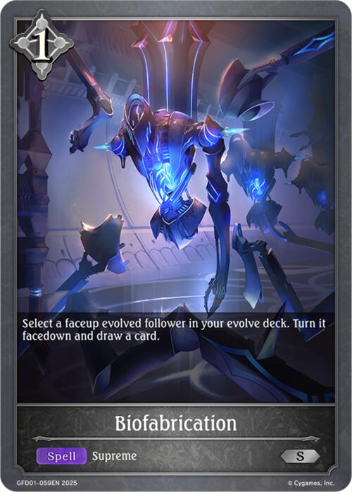 Biofabrication (GFD01-059EN) [Luxheart Legends] - Bushiroad - Card Brawlers | Quebec | Canada |