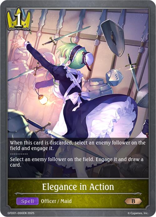 Elegance in Action (GFD01-066EN) [Luxheart Legends] - Bushiroad - Card Brawlers | Quebec | Canada |