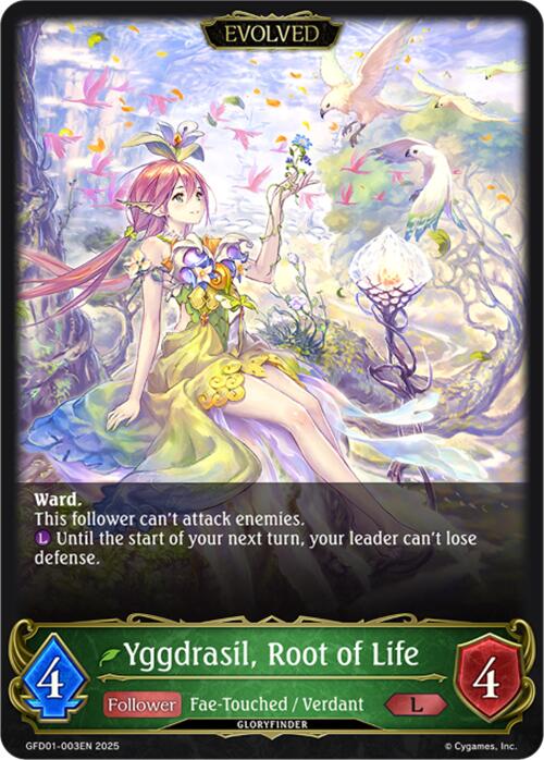 Yggdrasil, Root of Life (Evolved) (GFD01-003EN) [Luxheart Legends] - Bushiroad - Card Brawlers | Quebec | Canada |