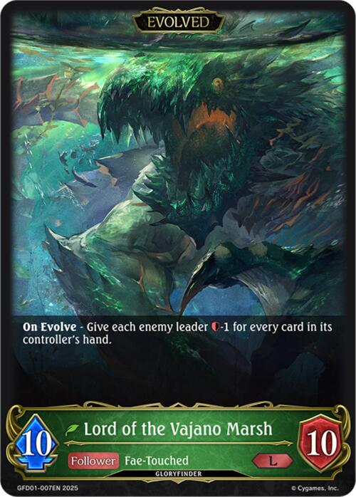 Lord of the Vajano Marsh (Evolved) (GFD01-007EN) [Luxheart Legends] - Bushiroad - Card Brawlers | Quebec | Canada |