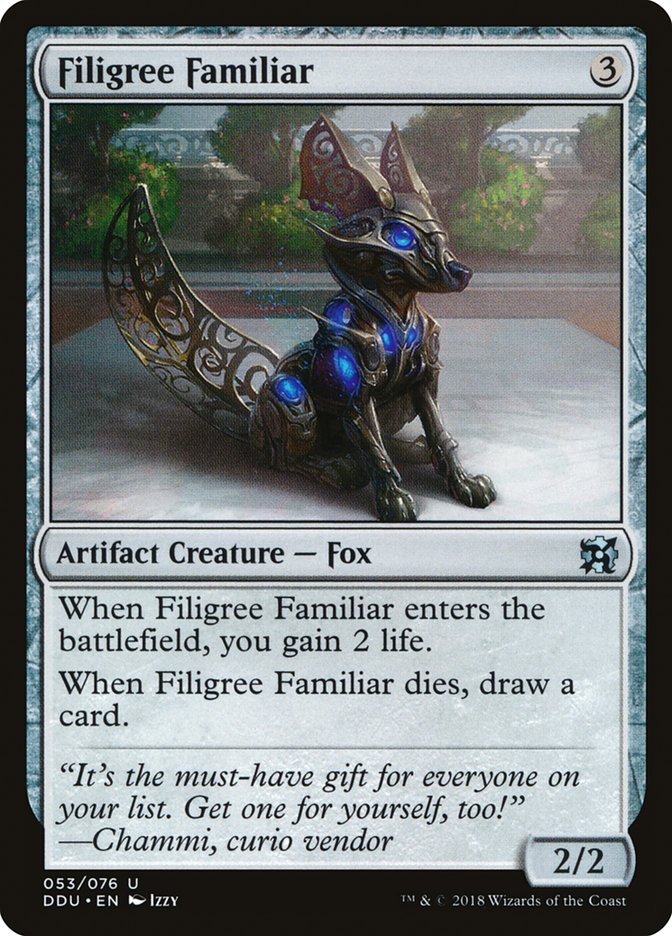 Filigree Familiar [Duel Decks: Elves vs. Inventors] - Magic: The Gathering - Card Brawlers | Quebec | Canada |