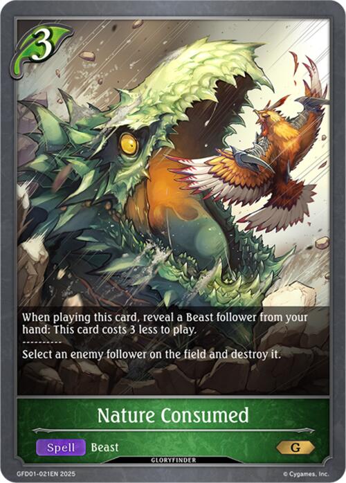 Nature Consumed (GFD01-021EN) [Luxheart Legends] - Bushiroad - Card Brawlers | Quebec | Canada |