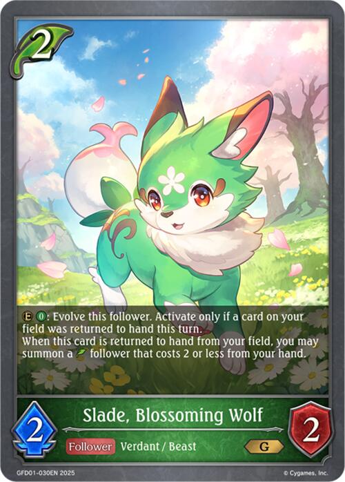 Slade, Blossoming Wolf (GFD01-030EN) [Luxheart Legends] - Bushiroad - Card Brawlers | Quebec | Canada |