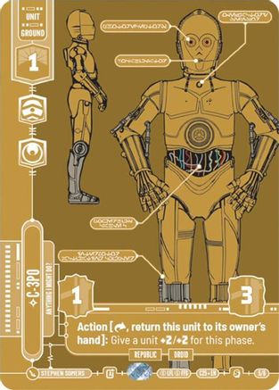 C-3PO (5/6) - Anything I Might Do? (5/6) [2025 Convention Exclusive] - Fantasy Flight Games - Card Brawlers | Quebec | Canada |