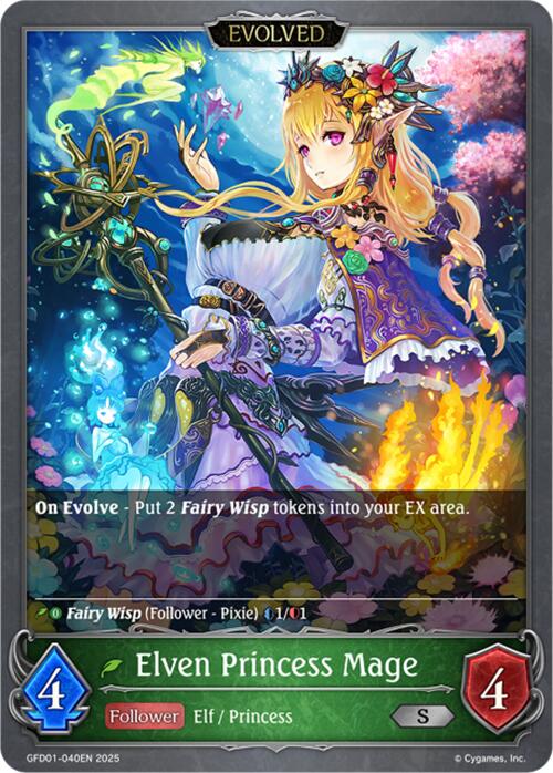 Elven Princess Mage (Evolved) (GFD01-040EN) [Luxheart Legends] - Bushiroad - Card Brawlers | Quebec | Canada |