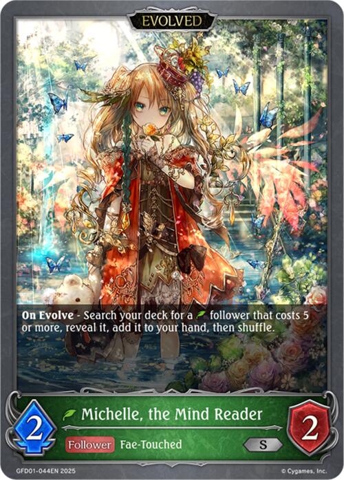 Michelle, the Mind Reader (Evolved) (GFD01-044EN) [Luxheart Legends] - Bushiroad - Card Brawlers | Quebec | Canada |