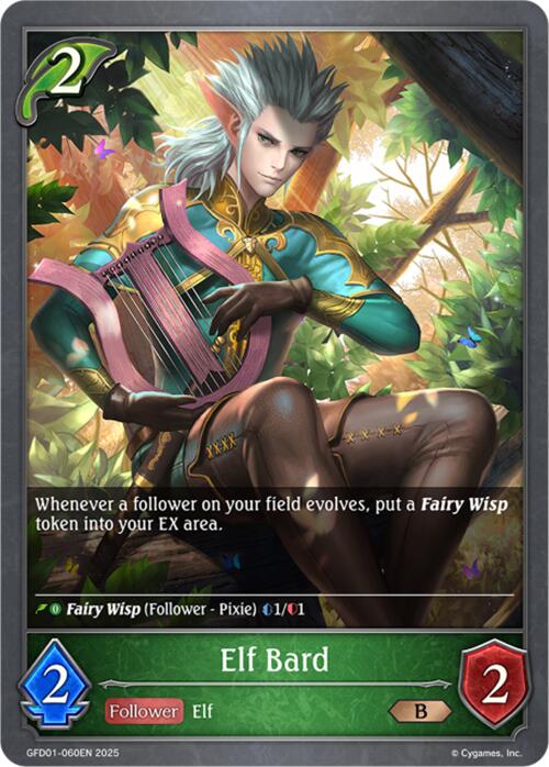 Elf Bard (GFD01-060EN) [Luxheart Legends] - Bushiroad - Card Brawlers | Quebec | Canada |