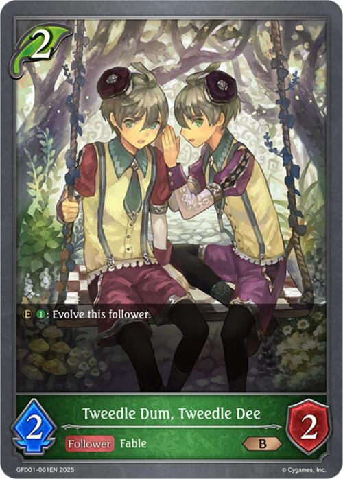 Tweedle Dum, Tweedle Dee (GFD01-061EN) [Luxheart Legends] - Bushiroad - Card Brawlers | Quebec | Canada |