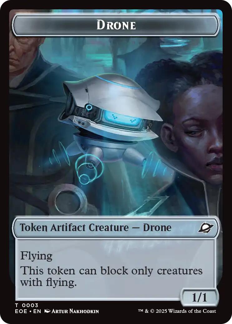 Drone // Lander (0006) Doubled-Sided Token [Edge of Eternities Tokens] - Magic: The Gathering - Card Brawlers | Quebec | Canada |
