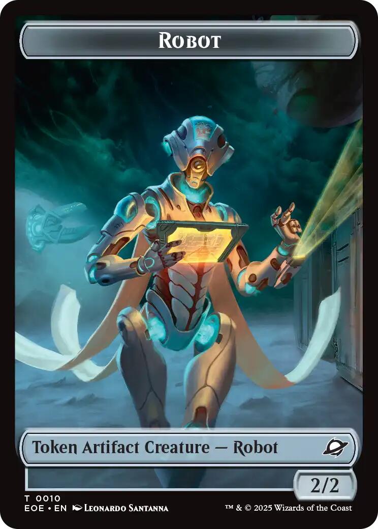 Robot // Lander (0005) Double-Sided Token [Edge of Eternities Tokens] - Magic: The Gathering - Card Brawlers | Quebec | Canada |