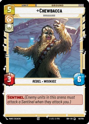 Chewbacca (46/104) - Rrruuuurrr (46/104) [Intro Battle: Hoth] - Fantasy Flight Games - Card Brawlers | Quebec | Canada |