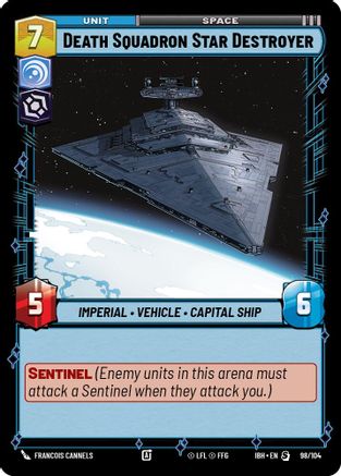 Death Squadron Star Destroyer (98/104) (98/104) [Intro Battle: Hoth] - Fantasy Flight Games - Card Brawlers | Quebec | Canada |