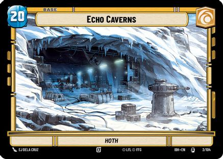 Echo Caverns (2/104) (2/104) [Intro Battle: Hoth] - Fantasy Flight Games - Card Brawlers | Quebec | Canada |