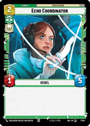 Echo Coordinator (7/104) (7/104) [Intro Battle: Hoth] - Fantasy Flight Games - Card Brawlers | Quebec | Canada |