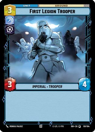 First Legion Trooper (101/104) (101/104) [Intro Battle: Hoth] - Fantasy Flight Games - Card Brawlers | Quebec | Canada |