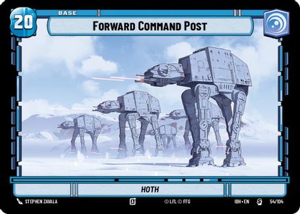 Forward Command Post (54/104) (54/104) [Intro Battle: Hoth] - Fantasy Flight Games - Card Brawlers | Quebec | Canada |