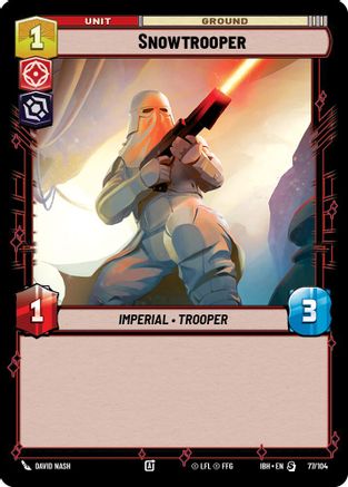 Snowtrooper (77/104) (77/104) [Intro Battle: Hoth] - Fantasy Flight Games - Card Brawlers | Quebec | Canada |