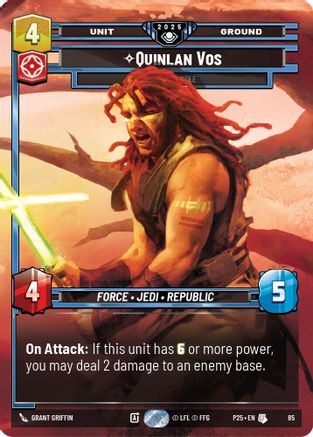 Quinlan Vos (85) - Dark Disciple (85) [Organized Play Promos] - Fantasy Flight Games - Card Brawlers | Quebec | Canada |