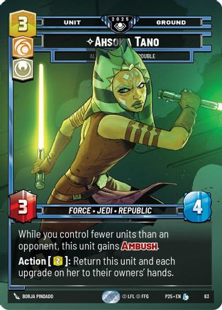 Ahsoka Tano (83) - Always Ready For Trouble (83) [Organized Play Promos] - Fantasy Flight Games - Card Brawlers | Quebec | Canada |
