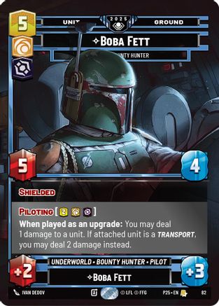Boba Fett (82) - Feared Bounty Hunter (82) [Organized Play Promos] - Fantasy Flight Games - Card Brawlers | Quebec | Canada |
