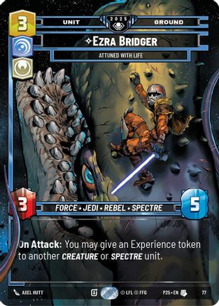 Ezra Bridger (77) - Attuned With Life (77) [Organized Play Promos] - Fantasy Flight Games - Card Brawlers | Quebec | Canada |