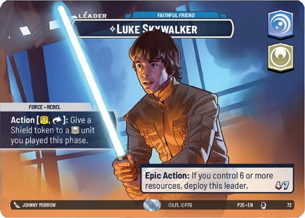 Luke Skywalker - Faithful Friend (72) (72) [Organized Play Promos] - Fantasy Flight Games - Card Brawlers | Quebec | Canada |