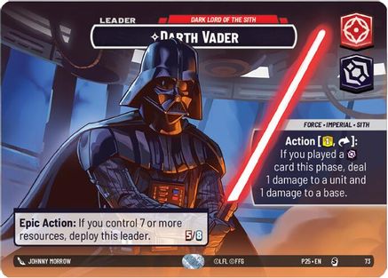Darth Vader (73) - Dark Lord of the Sith (73) [Organized Play Promos] - Fantasy Flight Games - Card Brawlers | Quebec | Canada |
