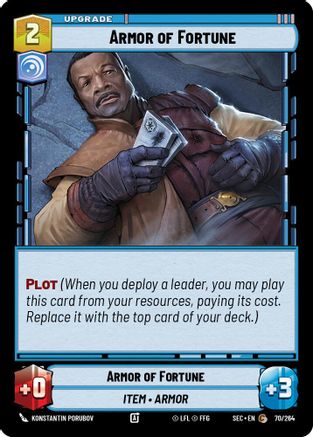 Armor of Fortune (70/264) (70/264) [Secrets of Power] - Fantasy Flight Games - Card Brawlers | Quebec | Canada |