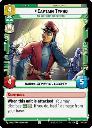Captain Typho (98/264) - All Necessary Precautions (98/264) [Secrets of Power] - Fantasy Flight Games - Card Brawlers | Quebec | Canada |