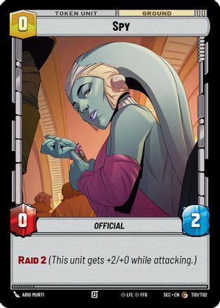 Spy (T01) (T01) [Secrets of Power] - Fantasy Flight Games - Card Brawlers | Quebec | Canada |