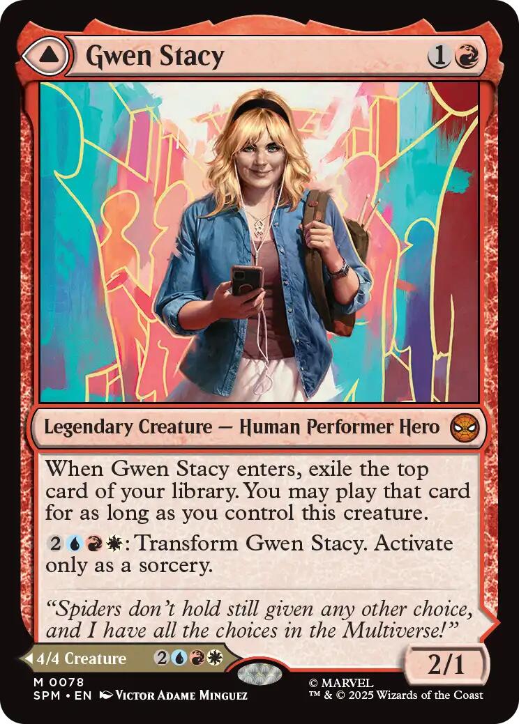 Gwen Stacy [Marvel's Spider-Man] - Magic: The Gathering - Card Brawlers | Quebec | Canada |